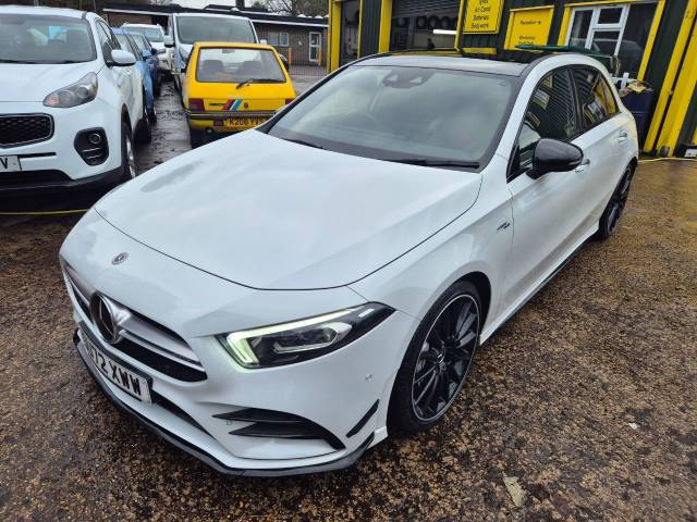 Mercedes-Benz A Class 2.0 A35 4Matic Premium Plus 5dr Auto Hatchback Petrol White